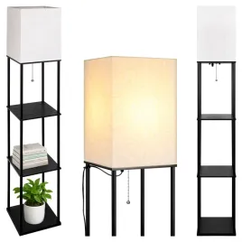 lampa-stojaca-podlogowa-regal-led-polka-czarna-2w1-160cm-do-czytania-e27
