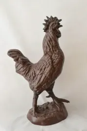 zeliwny-kogut-duza-figura-65cm-brazowy-jak-zywy