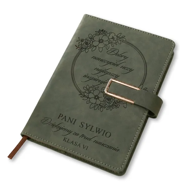 Notes Elegancki Planer Nauczyciela Prezent dla Wychowawcy Zakończenie Roku