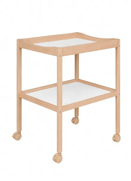 Regal Mobilny Dziecięcy Organizer LEA 70 x 50 cm ECO z Kółkami Buk Jasny