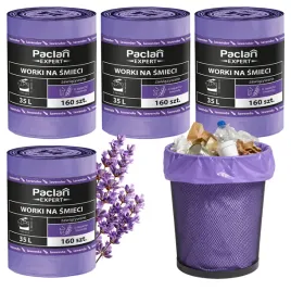 worki-na-smieci-160szt-uszy-paclan-lawendowy-zapach-35l-nie-pekajace-mocne