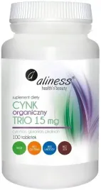 aliness-cynk-organiczny-trio-15-mg-odpornosc-skora-wlosy-paznokcie-100-tab