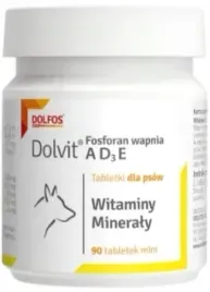 dolvit-fosforan-wapnia-witaminy-a-d3-e-witaminy-i-mineraly-dla-psa-90-tab