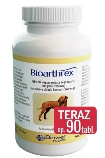 bioarthrex-na-stawy-dla-psa-biowet-90-tabletek-waga-z-opakowaniem-0-3-kg
