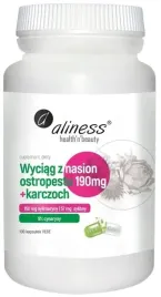 aliness-wyciag-z-nasion-ostropestu-190-mg-karczoch-watroba-100-kapsulek