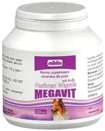 mikita-megavit-fosforan-wapnia-witamina-a-d3-dla-psa-150-tabletek