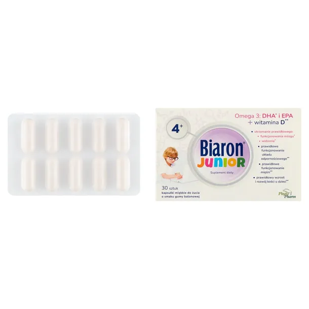 bioaron-junior-30-kapsulek-do-zucia-wiek-dziecka-36-m