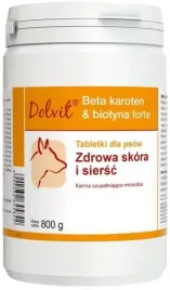 dolvit-beta-karoten-and-biotyna-forte-zdrowa-skora-i-siersc-dla-psa-800-g