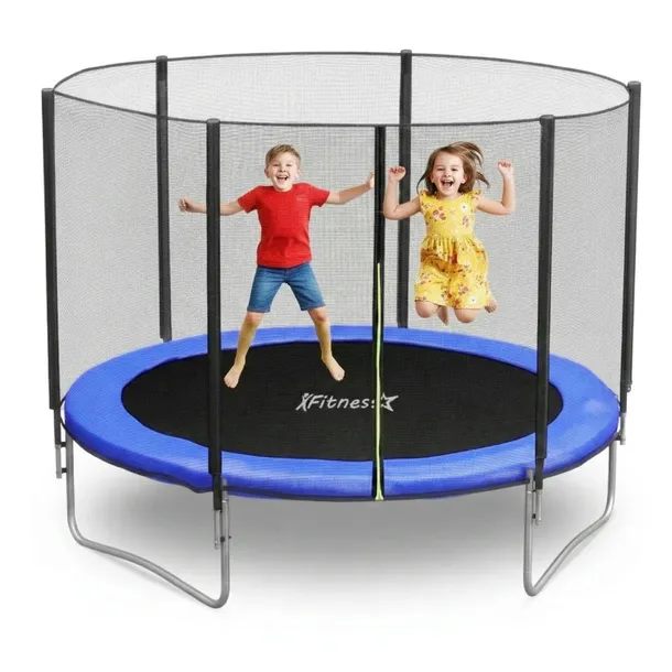 Trampolina ogrodowa dla dzieci Fitness-Star 183cm 6ft z siatką zewnętrzną