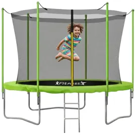 trampolina-254cm-8ft-green-siatka-drabinka-f-star