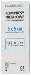 kompresy-niejalowe-z-gazy-bawelnianej-5x5-cm-pasomed-100-sztuk