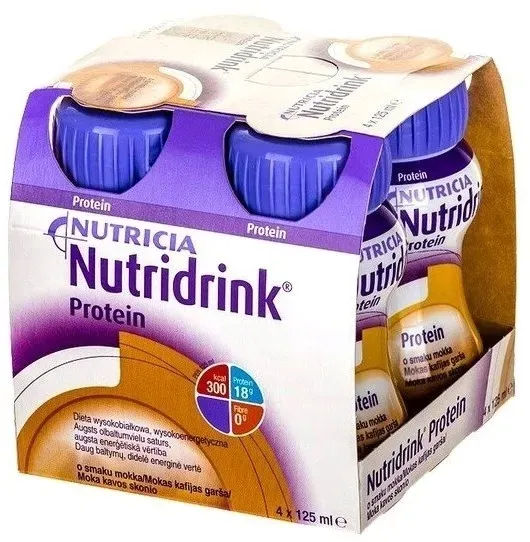 Nutridrink Protein Smak Mokka 4 x125 ml