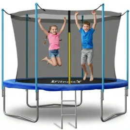 trampolina-ogrodowa-dla-dzieci-fitness-star-254cm-8ft-z-siatka-drabinka