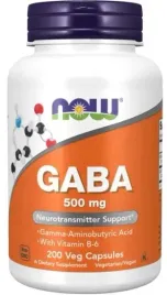 now-foods-gaba-witamina-b6-500-mg-stres-200-kaps