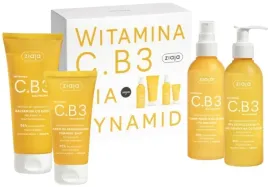 ziaja-witamina-c-b3-zestaw-kosmetykow-na-prezent-krem-zel-balsam-tonik
