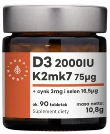 aura-herbals-witamina-d3-2000-iu-k2-cynk-selen-90-tabletek