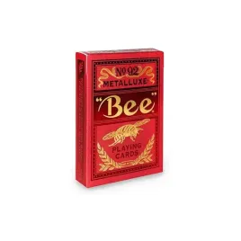 karty-do-gry-bicycle-bee-metalluxe-czerwone-uszkodzone