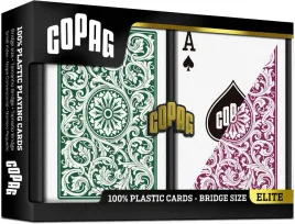 copag-elite-zestaw-plastikowych-kart-do-brydza-zielony-burgund-regular