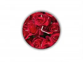 zegar-szklany-okragly-roze