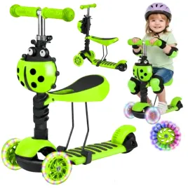 hulajnoga-dla-dzieci-3w1-tobbi-toys-trojkolowa-balansowa-led-zielona