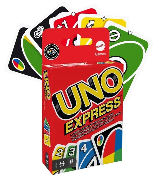 GRA KARTY UNO EXPRESS oryginalna kultowa szybka gra dla dzieci