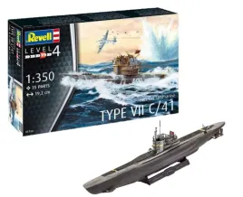 model-do-sklejania-revell-05154-niemiecki-okret-podwodny-vii-c-41