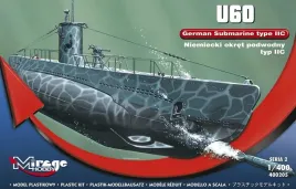 model-do-sklejania-mirage-u-boot-u-60-type-iic-niemiecki-okret-podwodn