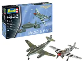 model-do-sklejania-revell-03711-messerschmitt-me262-p-51b-mustang