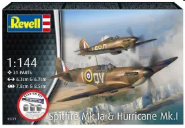 model-do-sklejania-revell-73771-spitfire-mk-ia-hurricane-mk-i-farby-kle