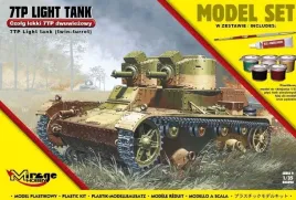 model-do-sklejania-mirage-7tp-polski-lekki-czolg-dwuwiezowy-farbki-klej