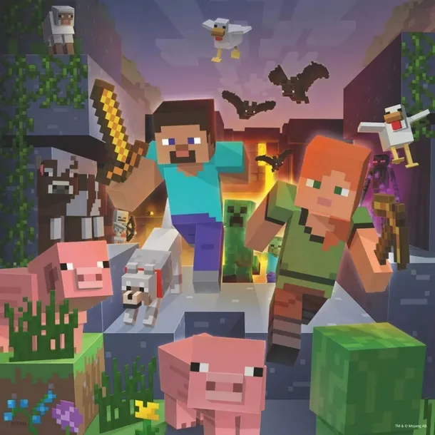 puzzle-dla-dzieci-3x49-minecraft-wiek-dziecka-0