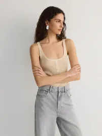 zolty-top-z-guzikami-reserved-xs