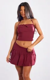 bordowy-top-wiazany-na-szyi-prettylittlething-s
