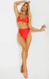 czerwony-dol-od-bikini-prettylittlething-m-rozmiar-m