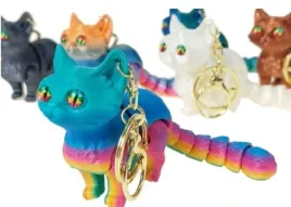 brelok-3d-kot-mix-figurka-blyszczacy-kolorowy