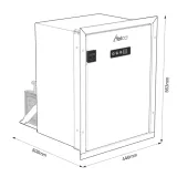 lodowka-kompresorowa-yolco-ql40-silver-model-ql40silver