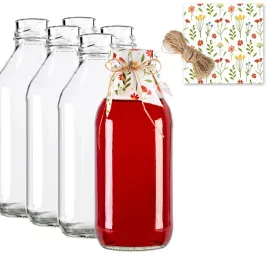 50x-butelki-na-nalewki-wino-soki-330-ml-kubus-zakretki-zestaw-z-kapturkami