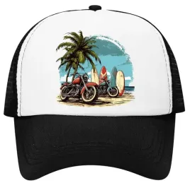 czapka-z-daszkiem-z-siatka-regulowana-motor-motocykl-plaza-retro