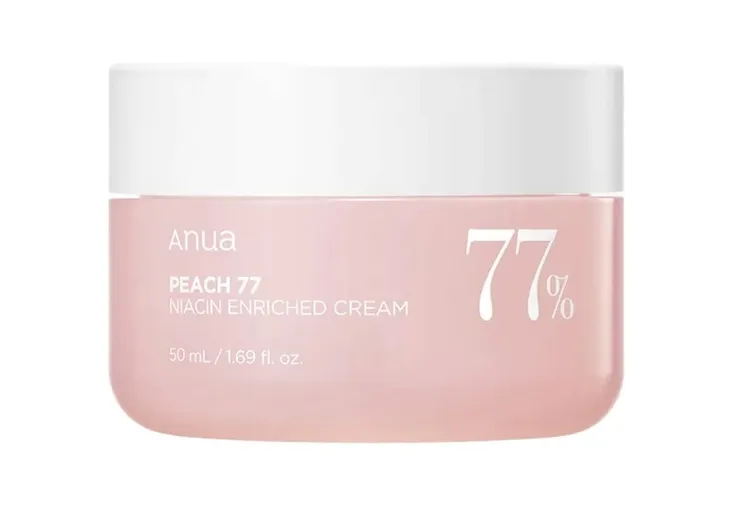 Anua Krem Nawilżający do Twarzy Niacynamid Brzoskwinia Rozświetlenie 50 ml