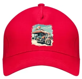 czapka-z-daszkiem-regulowana-motocykle-harley-motor-stacja-look-vintage