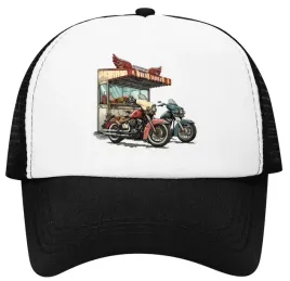 czapka-z-daszkiem-z-siatka-regulowana-motor-motocykle-lody-retro