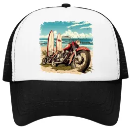 czapka-z-daszkiem-z-siatka-regulowana-zabawny-nadruk-motocykl-plaza