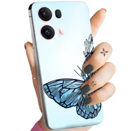 etui-do-oppo-reno13-wzory-motyle-butterfly-barwne-obudowa-pokrowiec-case