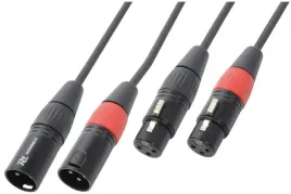 kabel-2x-xlr-m-2x-xlr-f-3m