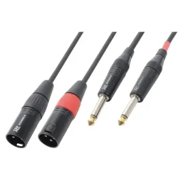 kabel-sygnalowy-2x-xlr-m-2x-jack-6-3-mono-15cm