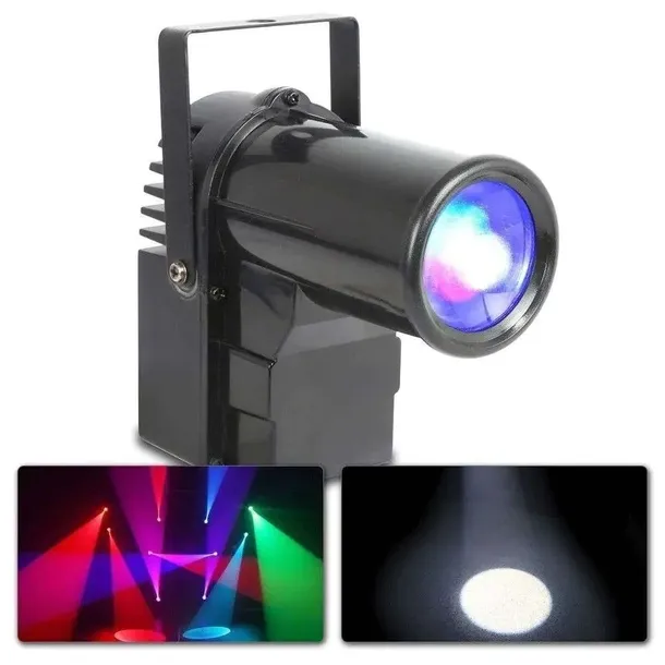Reflektor Pinspot LED RGBW 10W DMX PS10W BeamZ