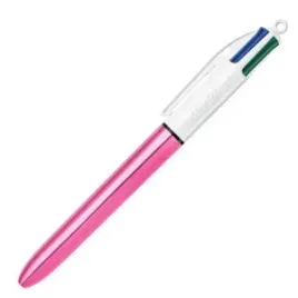 dlugopis-bic-4-kolory-shine-pink-obudowa-rozowa-elegancki