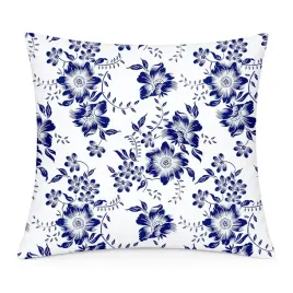 poszewka-bawelniana-40x40-biala-w-granatowe-kwiaty-klasyczny-cotton-home
