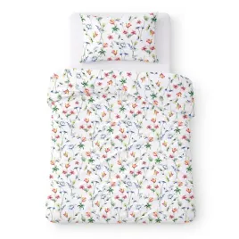 posciel-bawelniana-140x200-biala-w-akwarelowe-kolorowe-kwiaty-cotton-home