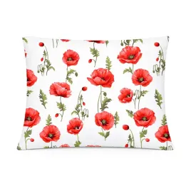 poszewka-bawelniana-70x80-biala-w-czerwone-maki-klasyczny-cotton-home